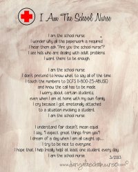 Diary Of A School Nurse: i am