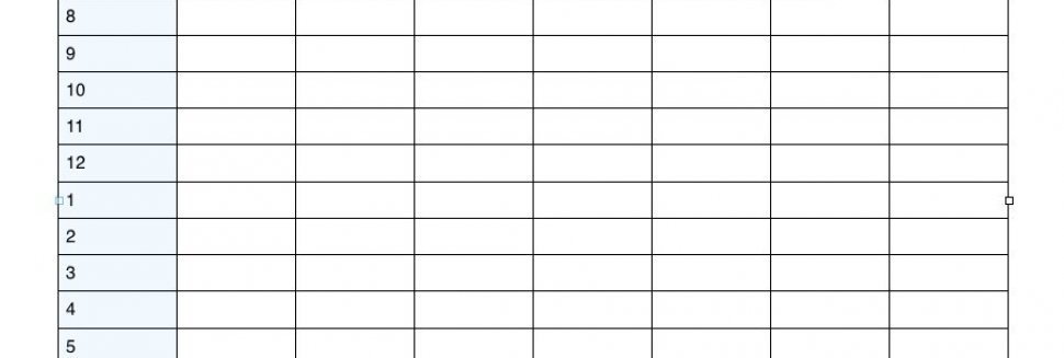 Nursing 6 Week Scheduling Tool