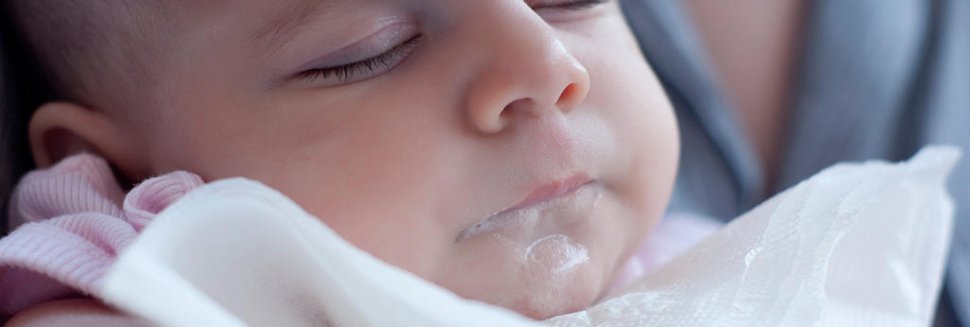Nursing a vomiting Baby